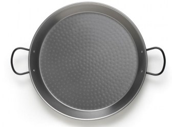 Paellera de Acero Pulido